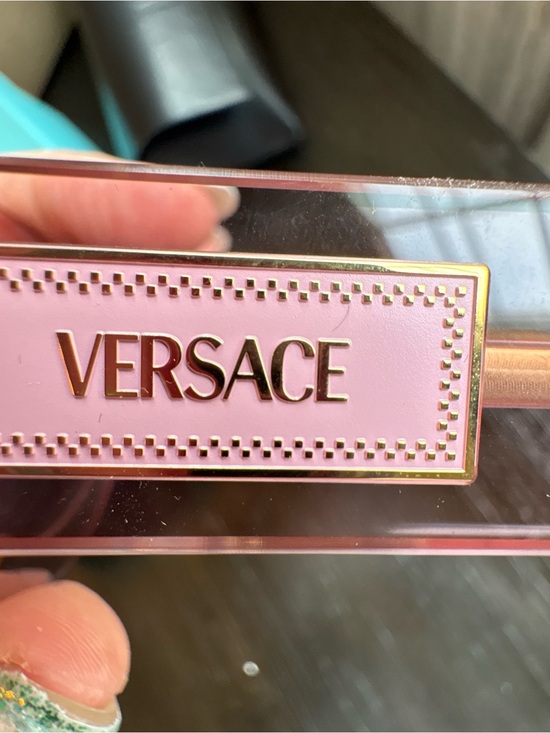 Versace Rimless Pink Sunglasses with Gold Bridge main image 5